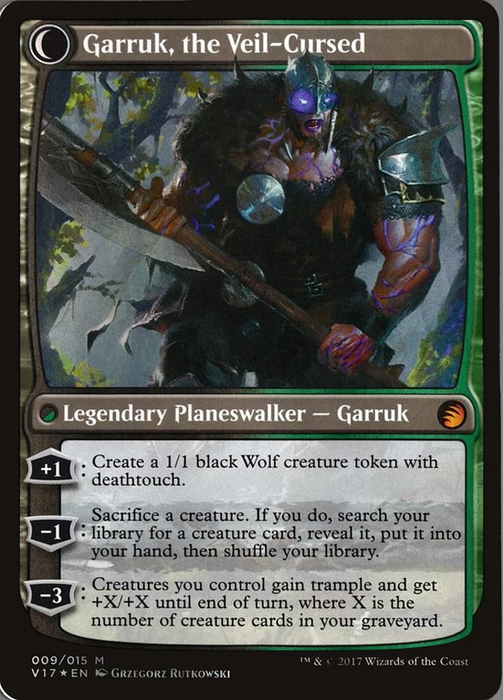 Garruk Relentless / Garruk, the Veil-Cursed