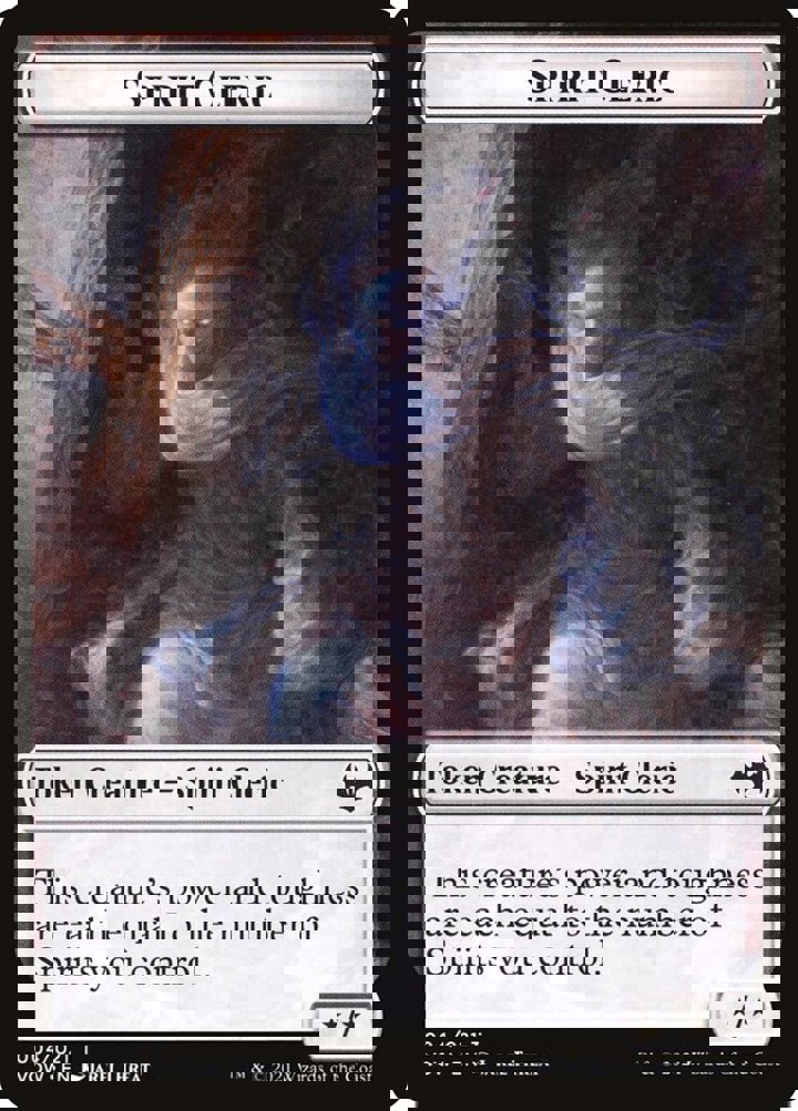 Spirit Cleric Token (White */*)