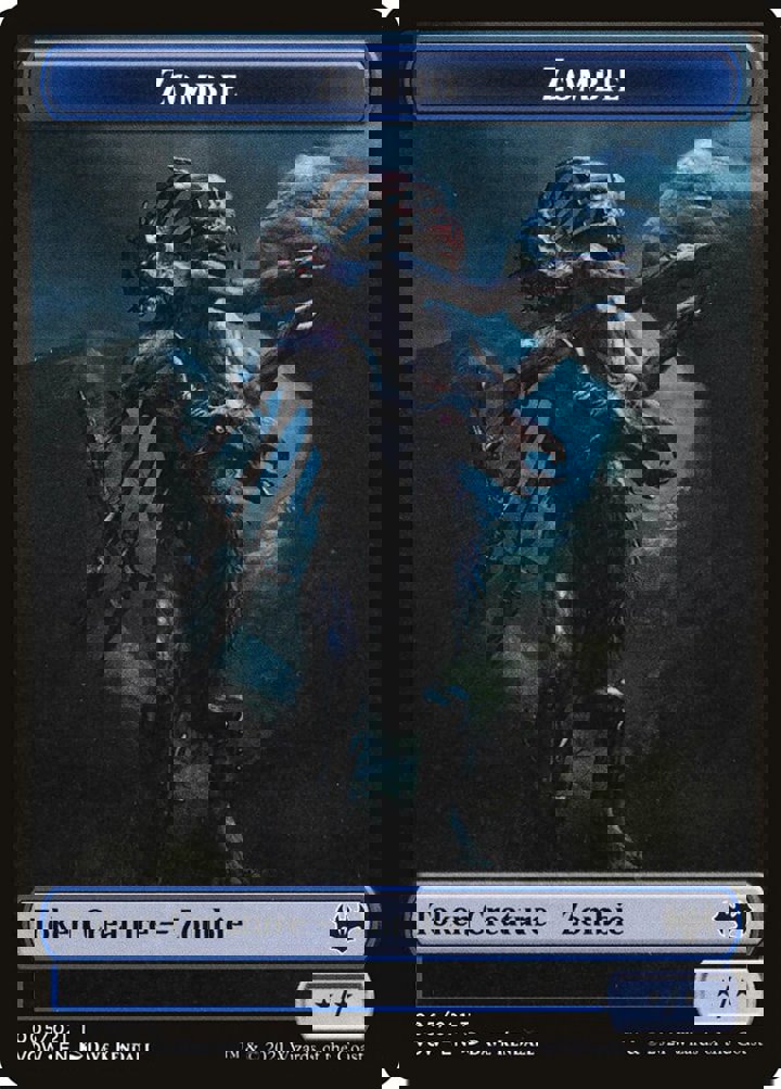 Zombie Token (Blue */*)