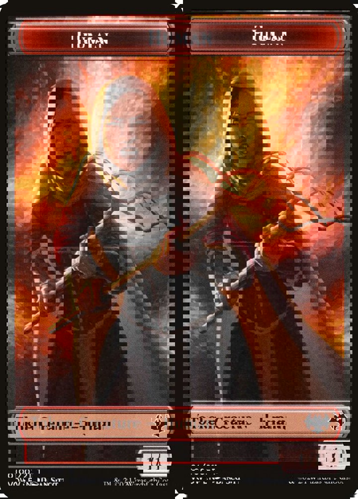 Human Token (Red 1/1)