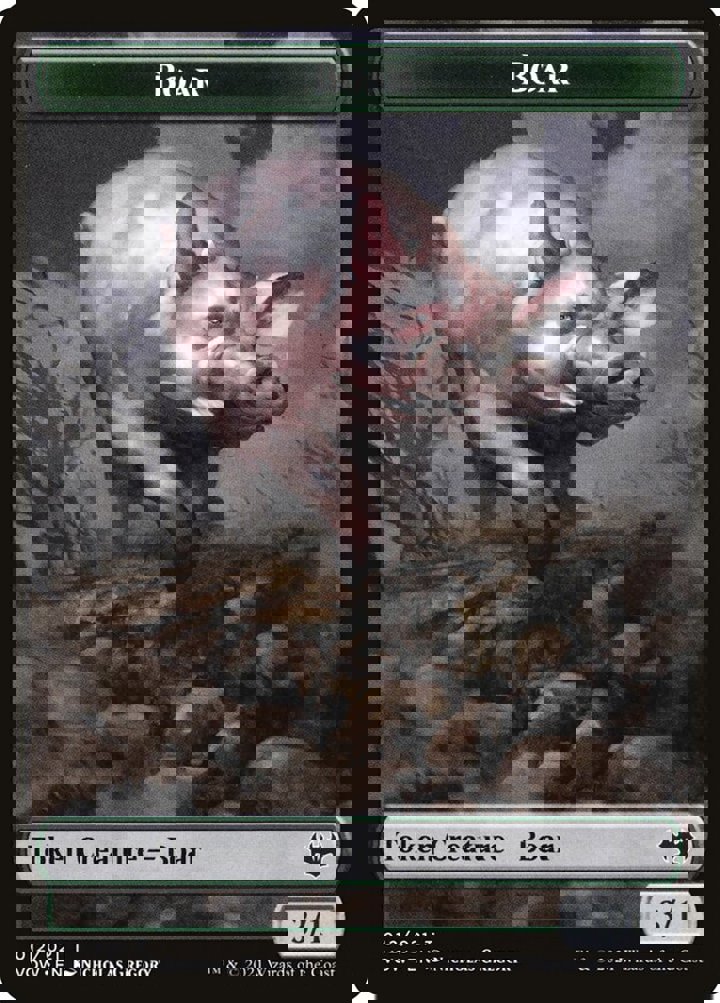 Boar Token (Green 3/1)