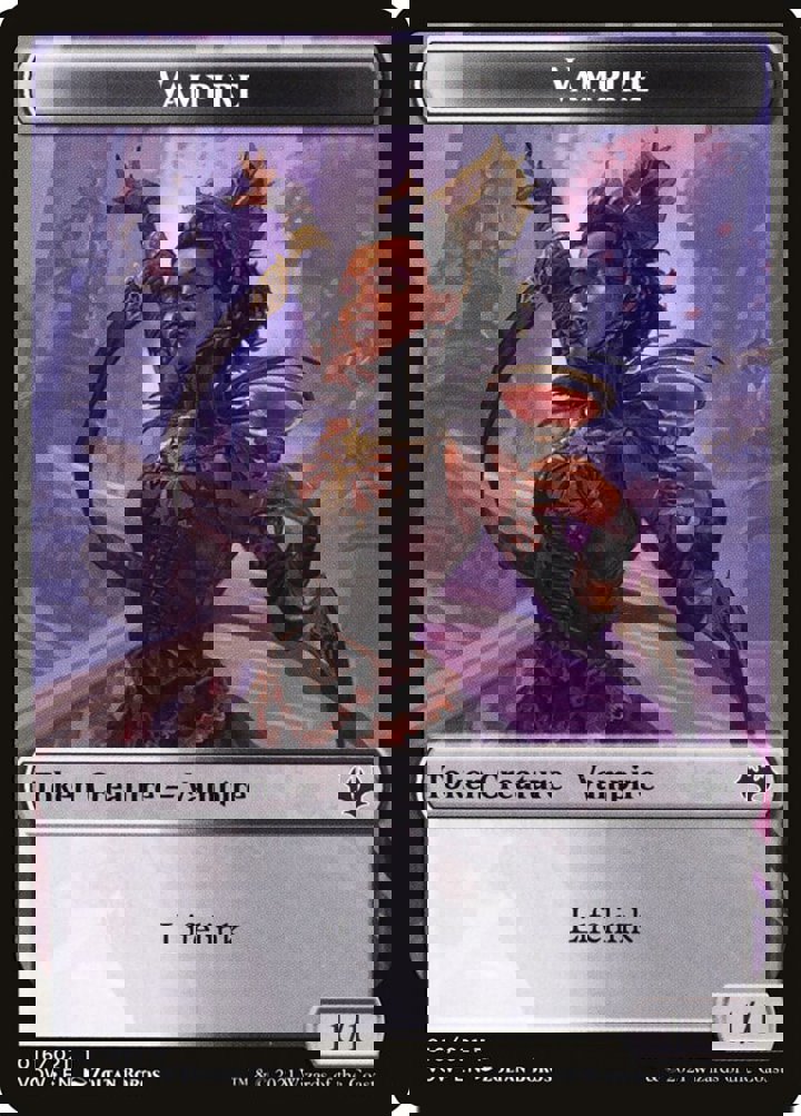 Vampire Token (White and Black 1/1)