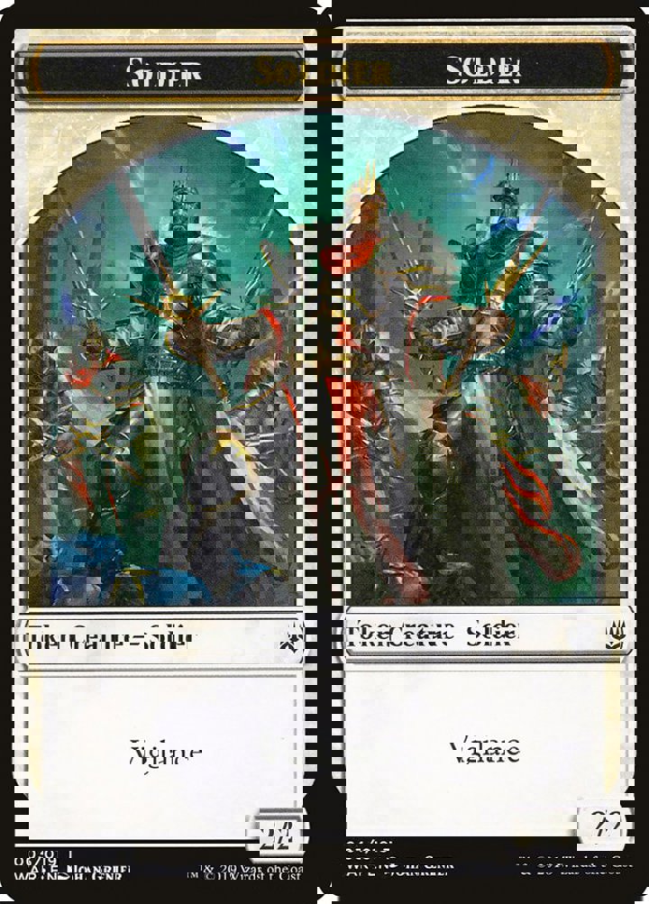 Soldier Token (White 2/2)