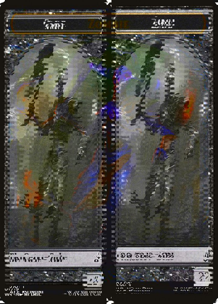 Zombie Token (Black 2/2)
