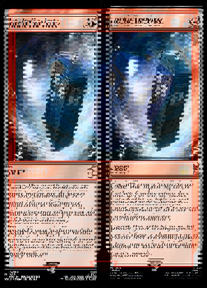 Into the Time Vortex