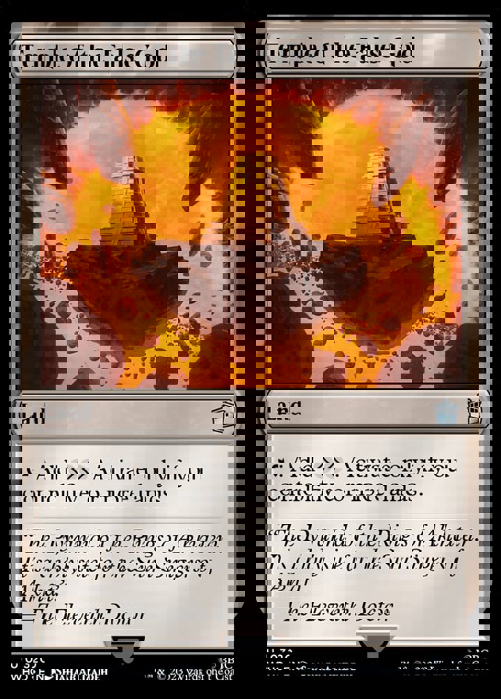 Temple of the False God