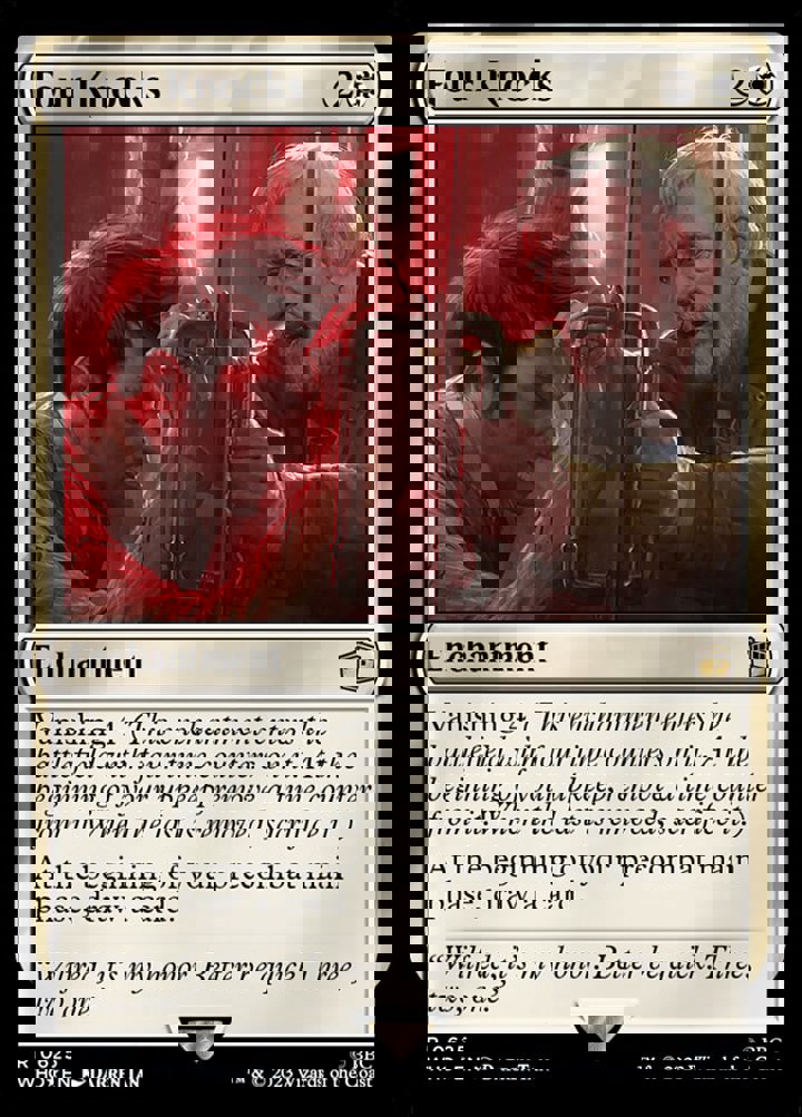 Four Knocks (V.2)