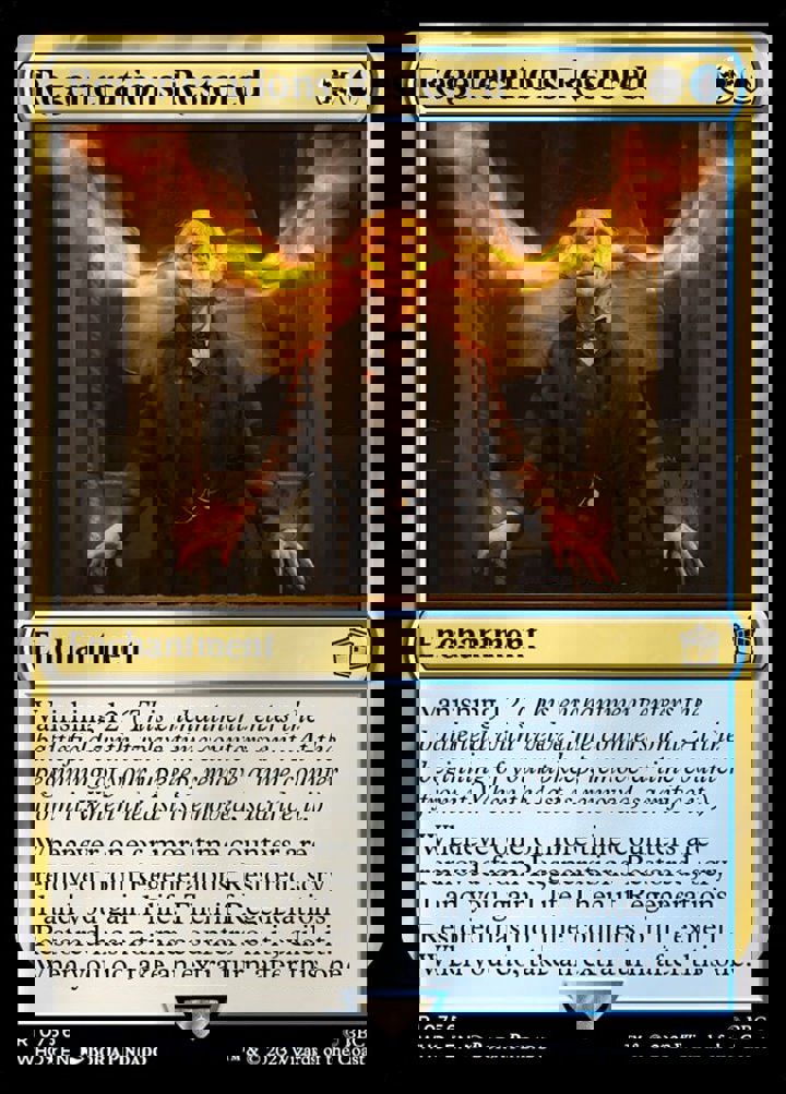 Regenerations Restored (V.2)