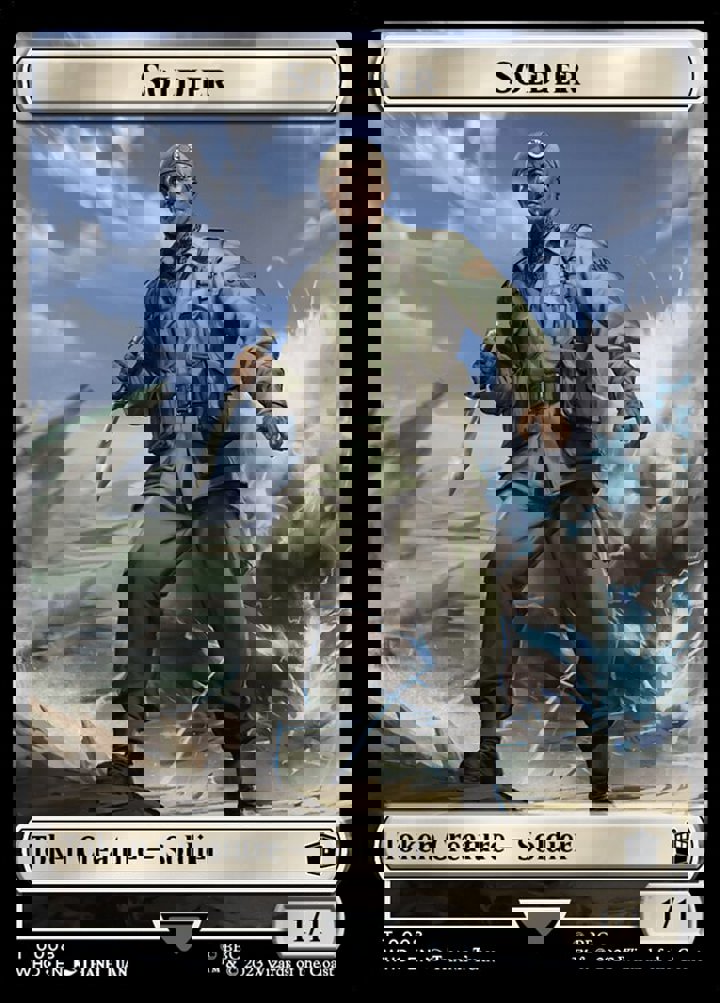 Soldier Token (White 1/1)