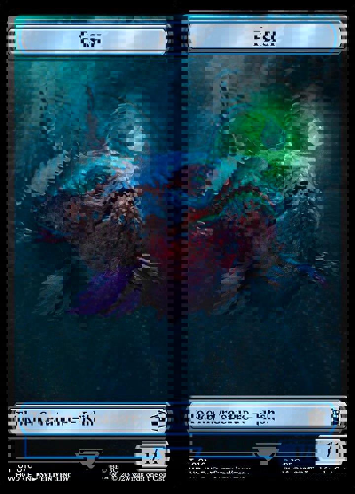 Fish Token (Blue 1/1)