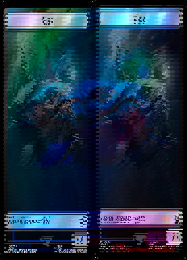 Fish Token (U 1/1) // Alien Warrior Token (R 2/2) (V.2)