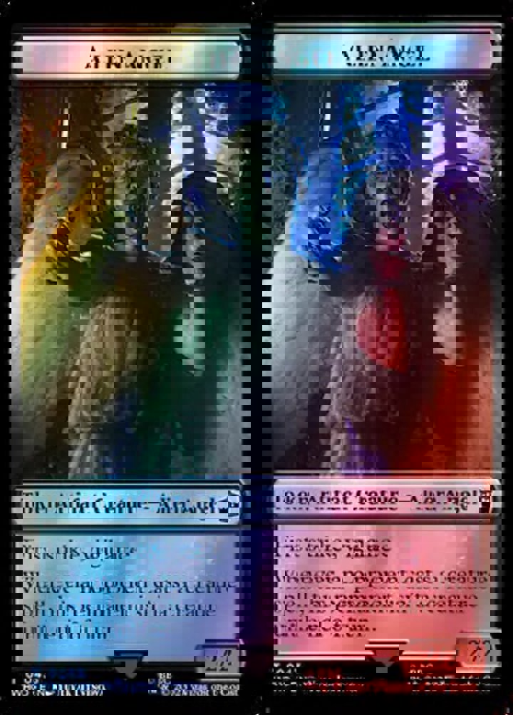 Alien Angel Token (A 2/2) // Alien Warrior Token (R 2/2) (V.2)