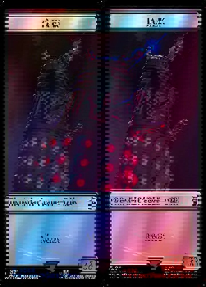 Dalek Token (A 3/3) // Alien Warrior Token (R 2/2) (V.2)