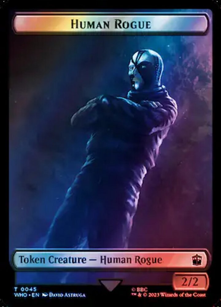 Human Rogue Token (B 2/2) // Alien Warrior Token (R 2/2) (V.2)