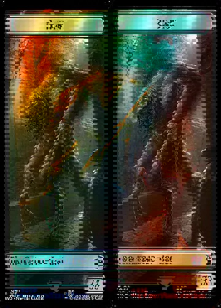 Copy Token // Beast Token (G 3/3) (V.2)
