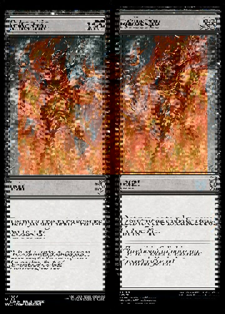 Reckless Spite