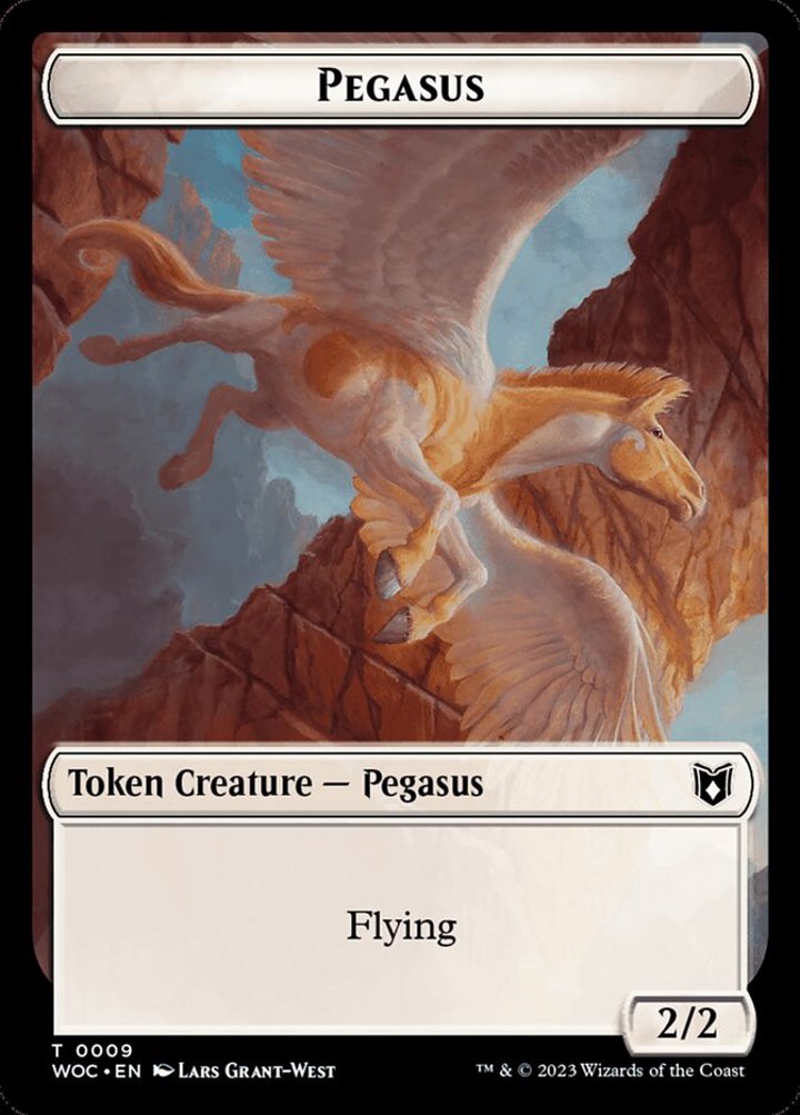 Pirate Token (R 4/2) // Pegasus Token (W 2/2)