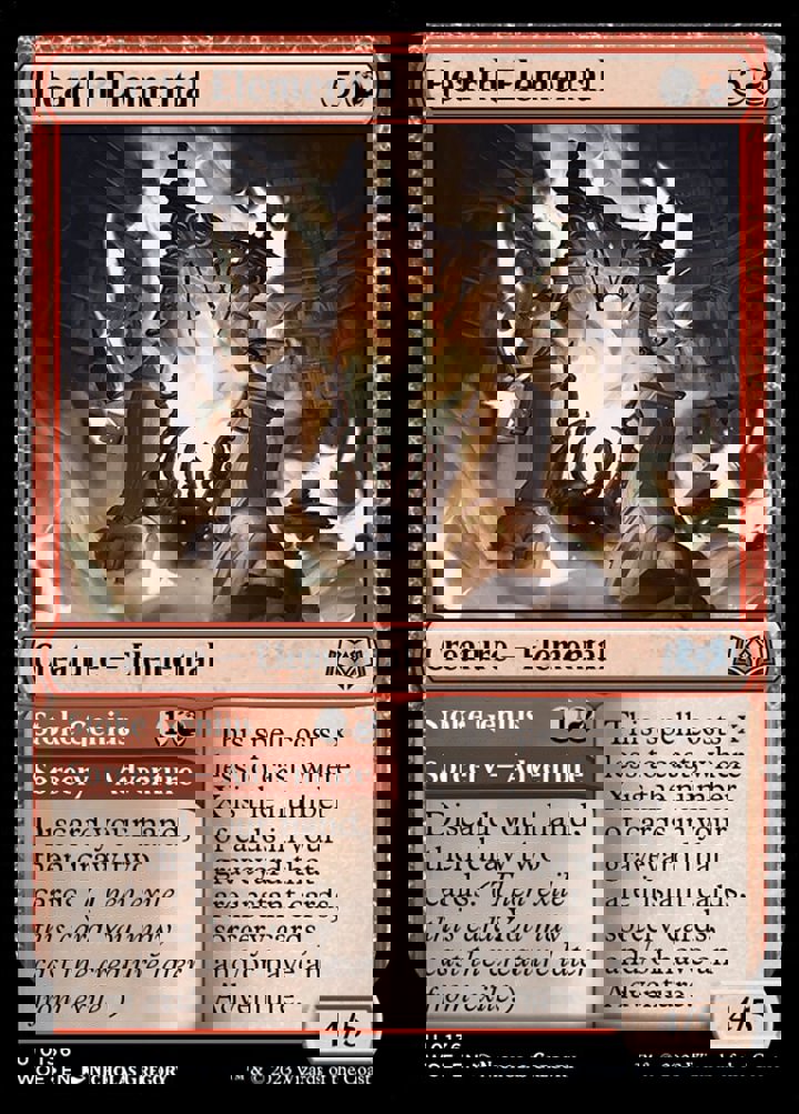 Hearth Elemental // Stoke Genius