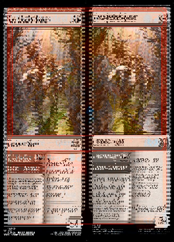 Two-Headed Hunter // Twice the Rage