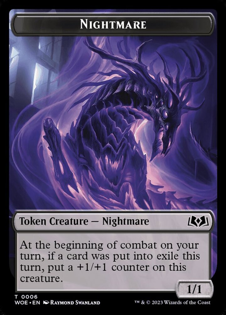 Nightmare Token (Black 1/1)