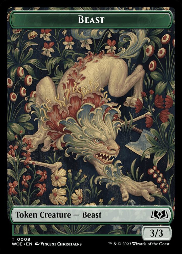 Beast Token (Green 3/3)