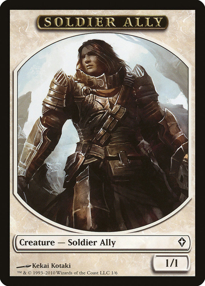 Soldier Ally Token (White 1/1)