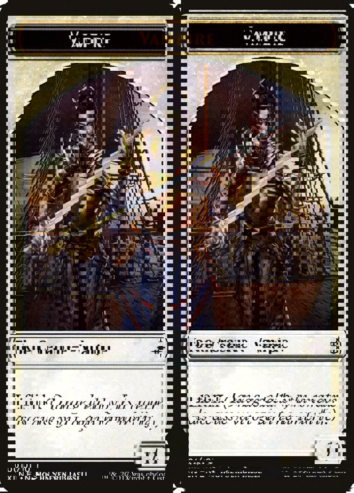 Vampire Token (W 1/1) // Treasure Token