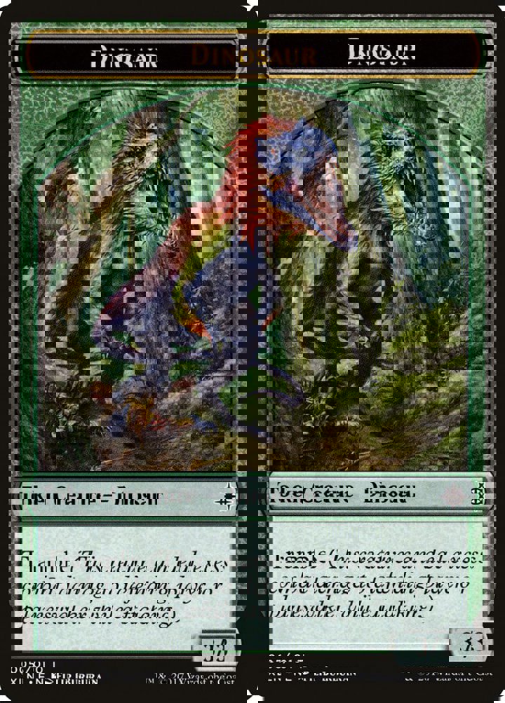 Treasure Token / Dinosaur Token (G 3/3) (V.1)