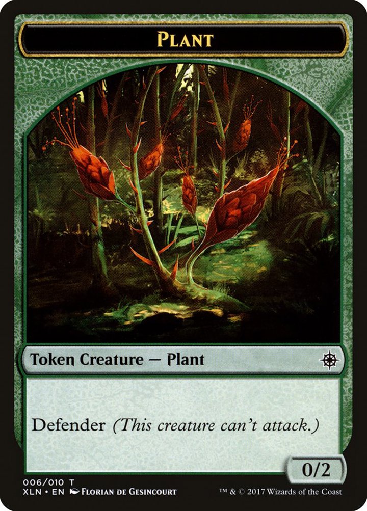 Plant Token (Green 0/2)