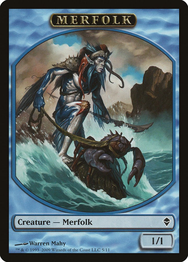 Merfolk Token (Blue 1/1)