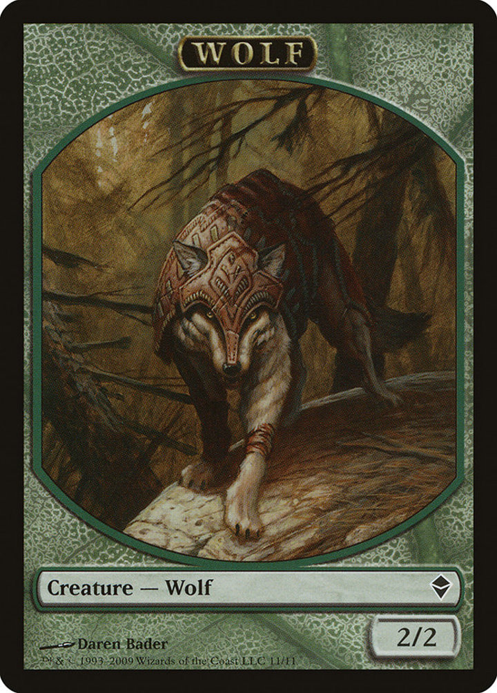 Wolf Token (Green 2/2)