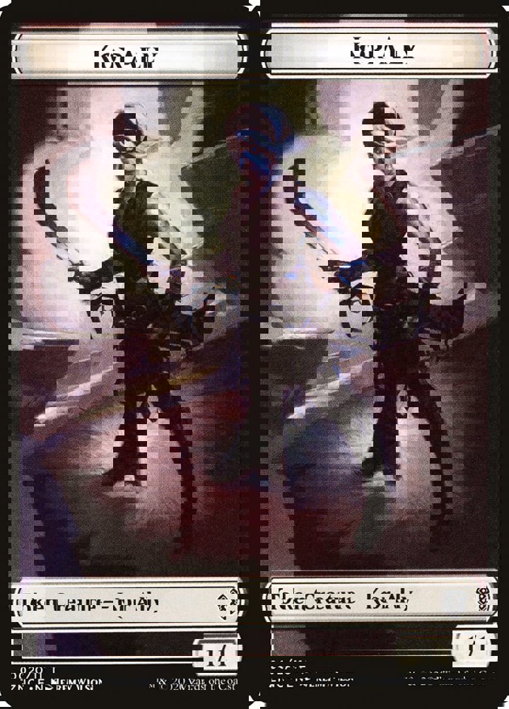 Bird Token (W 1/1) // Kor Ally Token (W 1/1)
