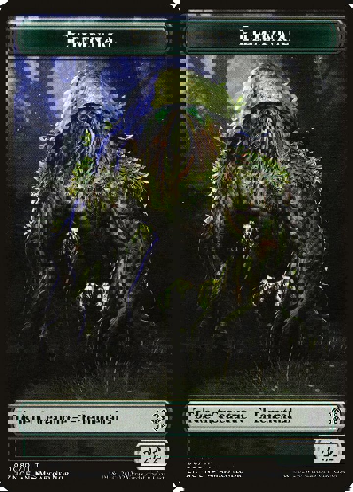 Elemental Token (G 2/2) // Elemental Token (RG 5/5)