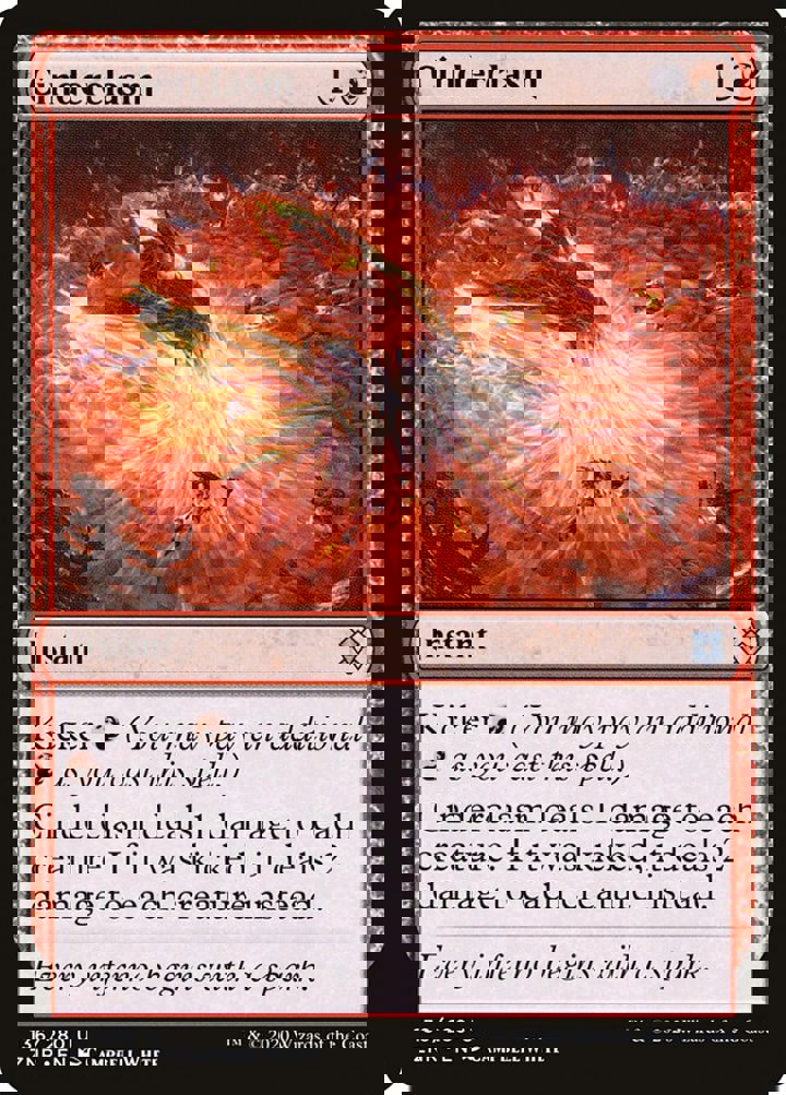 Cinderclasm Single: Magic: The Gathering Zendikar Rising Einzelkarte