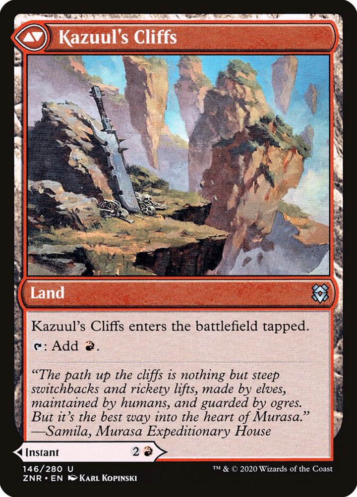 Kazuul's Fury // Kazuul's Cliffs