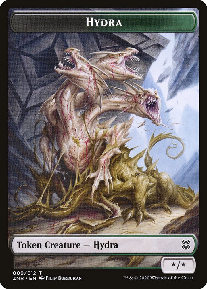 Hydra Token (Black and Green */*)