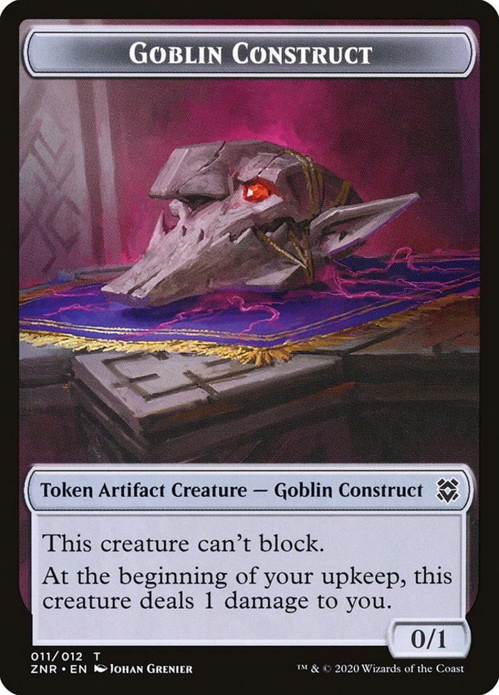 Satyr Token (R 1/1) // Goblin Construct Token (A 0/1)