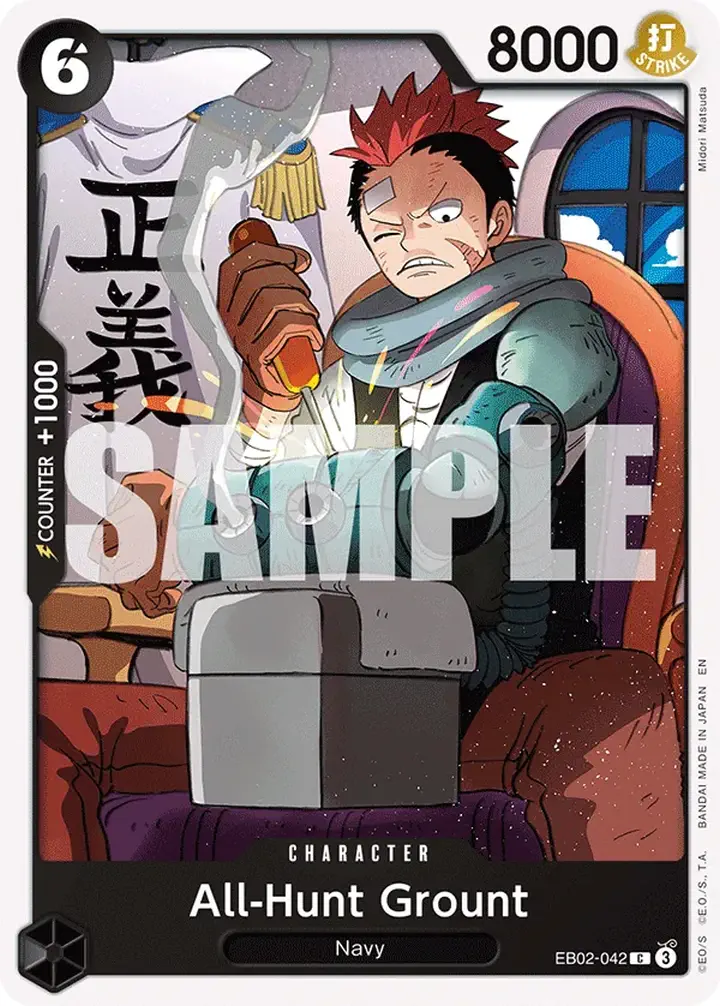 All-Hunt Grount (EB02-042) Single: One Piece Anime 25th Collection Einzelkarte