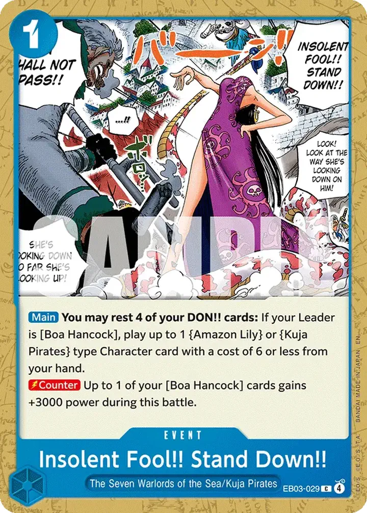 Insolent Fool!! Stand Down!! (EB03-029) (V.1)