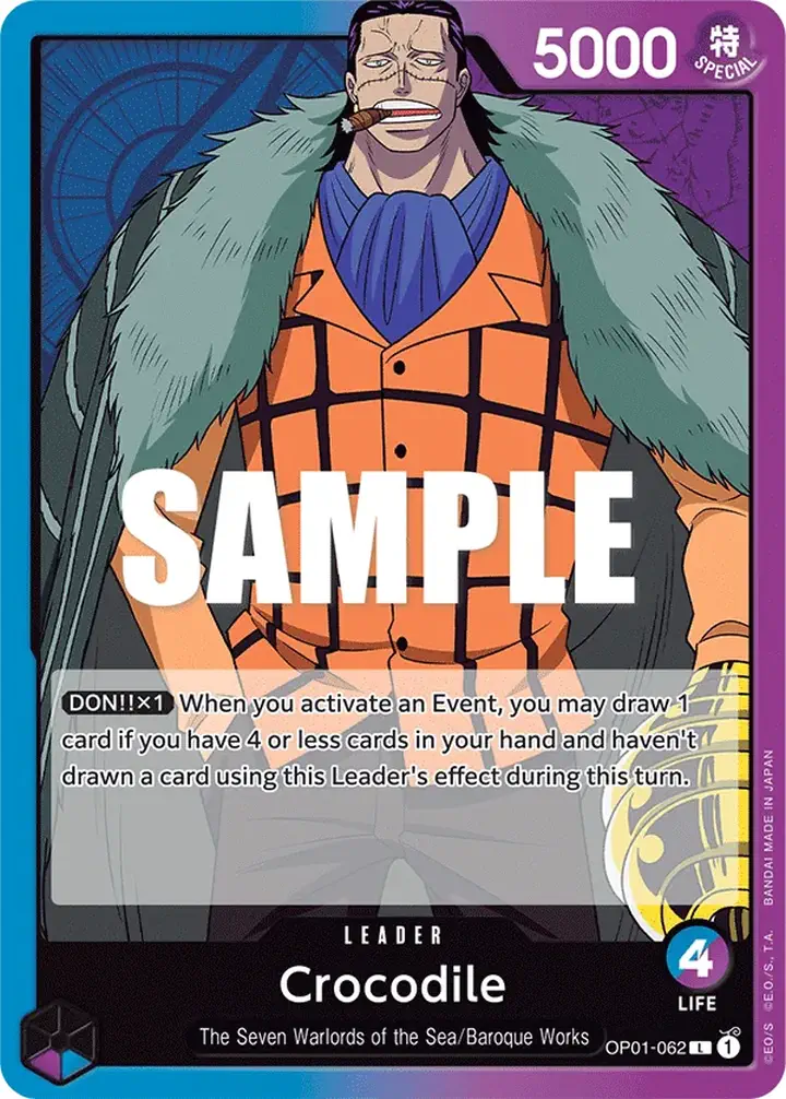 Crocodile (OP01-062) (V.1)