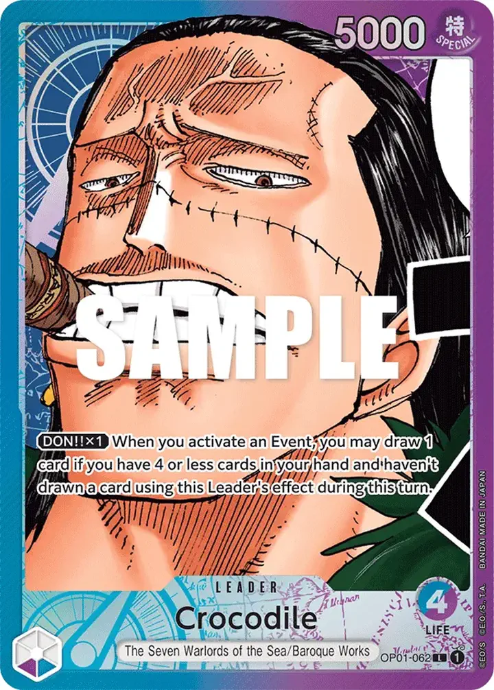 Crocodile (OP01-062) (V.2)
