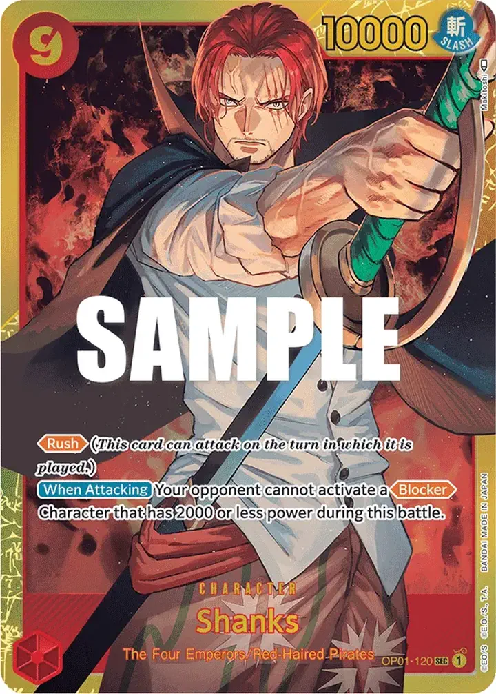 Shanks (OP01-120) (V.1)