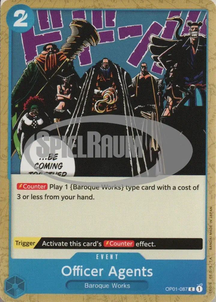 Officer Agents (OP01-087)