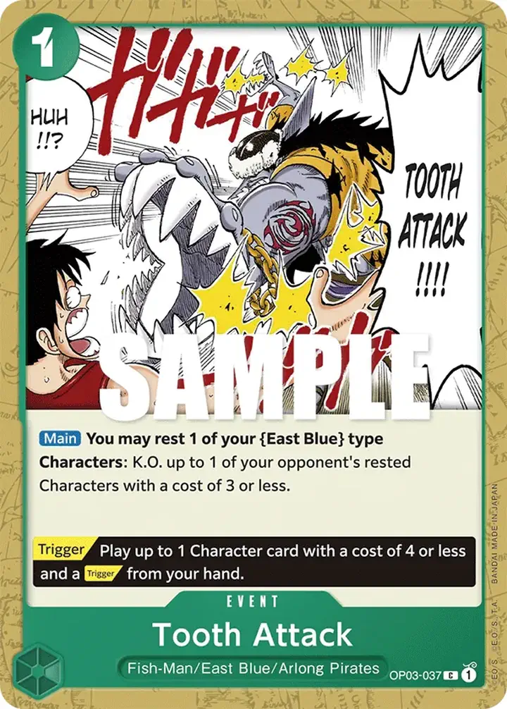 Tooth Attack (OP03-037)