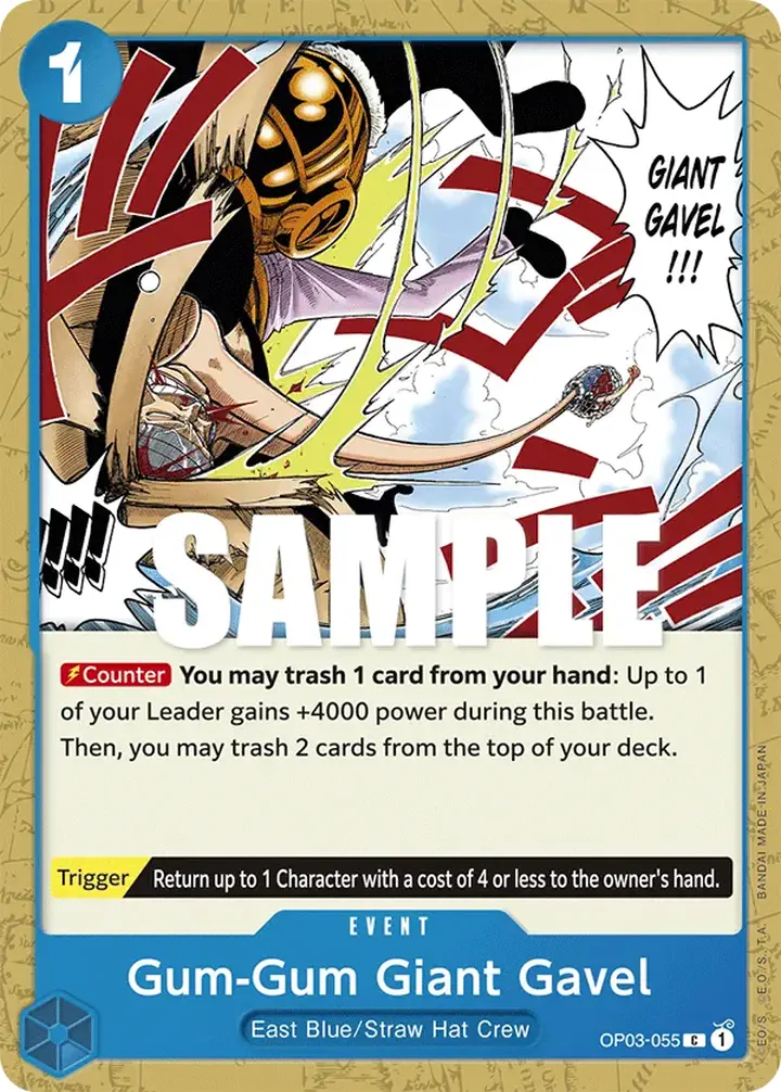Gum-Gum Giant Gavel (OP03-055)