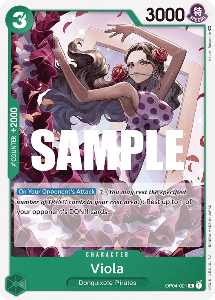 Viola (OP04-021) Single: One Piece Kingdoms of Intrigue Einzelkarte