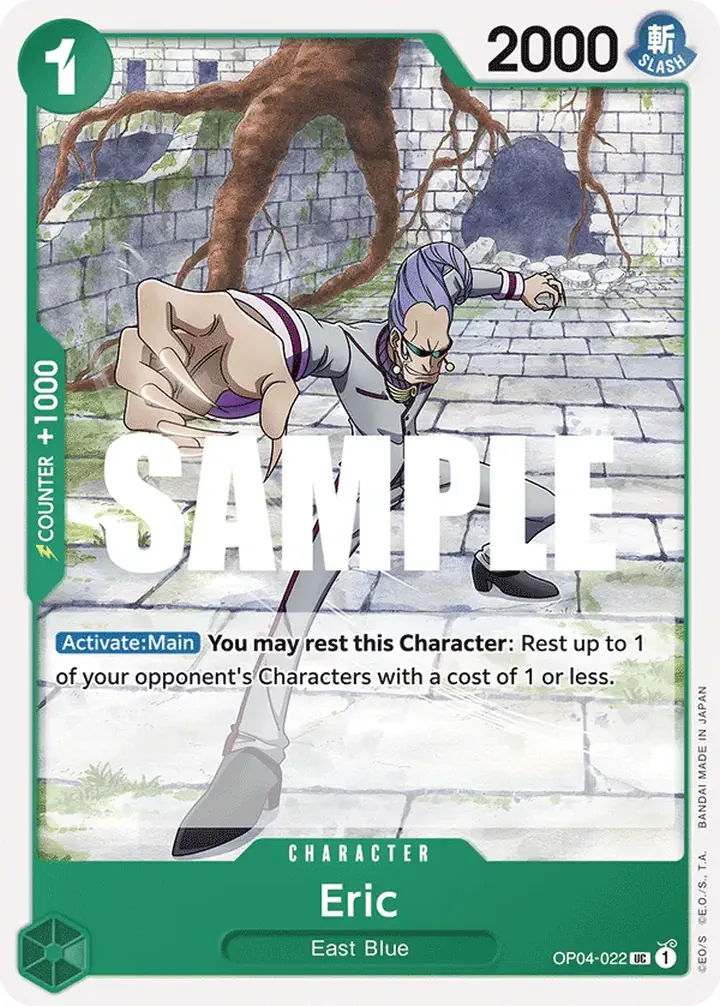 Eric (OP04-022) Single: One Piece Kingdoms of Intrigue Einzelkarte