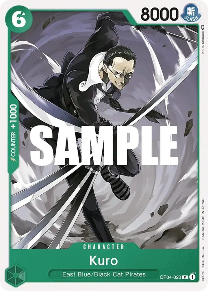 Kuro (OP04-023) Single: One Piece Kingdoms of Intrigue Einzelkarte