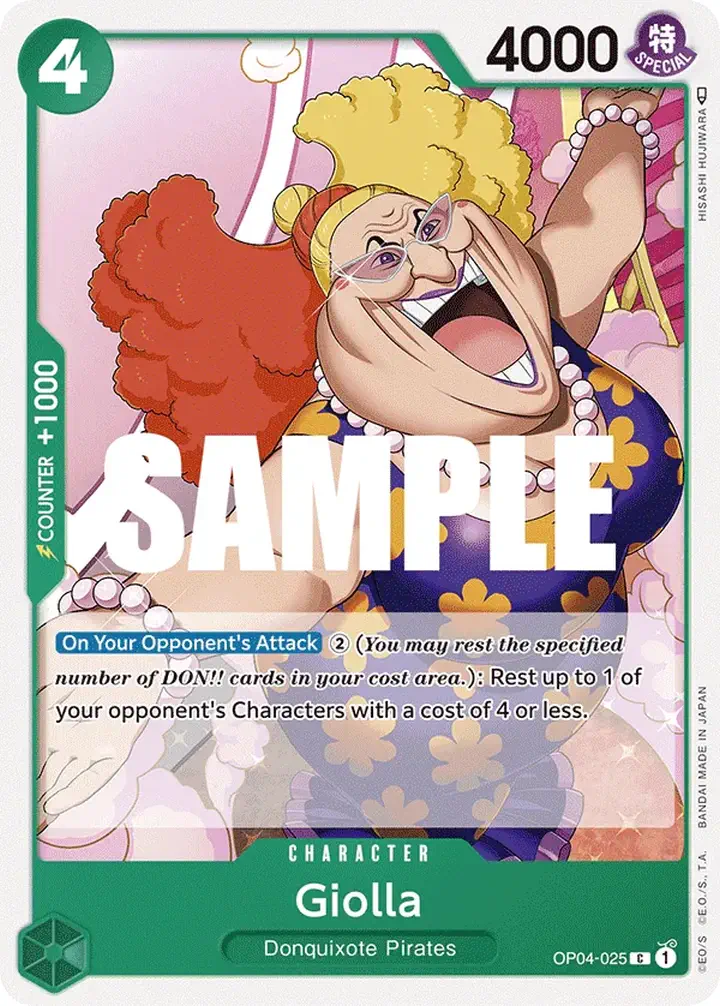 Giolla (OP04-025) Single: One Piece Kingdoms of Intrigue Einzelkarte