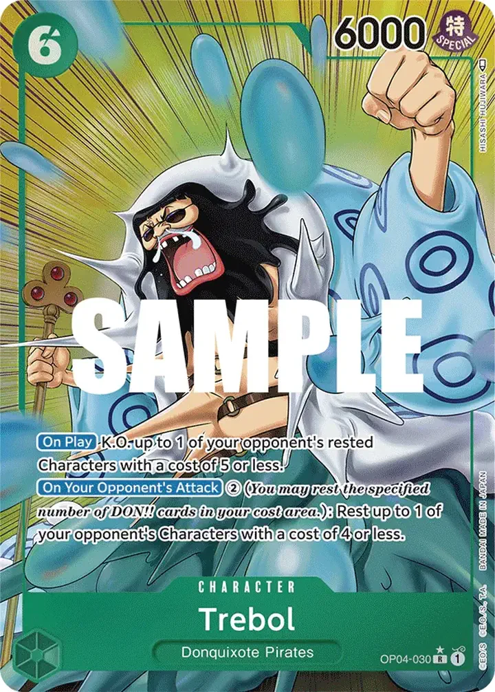 Trebol (OP04-030) (V.2) Single: One Piece Kingdoms of Intrigue Einzelkarte